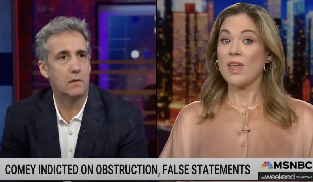 Trump-Hating Michael Cohen Shocks MSNBC Hacks by Admitting Comey Likely Committed a Crime and Will Be Found Guilty