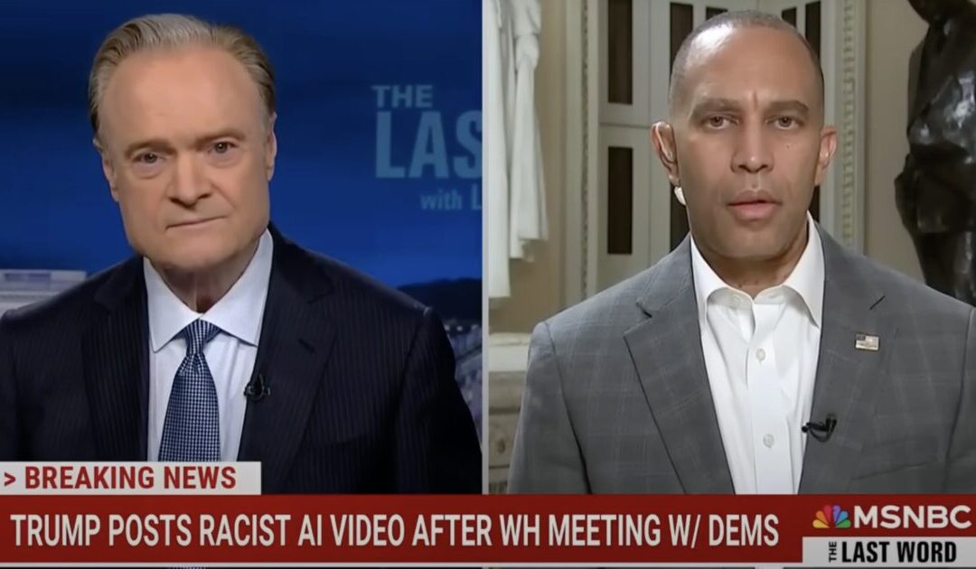 Hakeem Jeffries ERUPTS on MSNBC After Trump Trolls Him with Mexican Meme: “It’s a Disgusting Video.. Bigotry Will Get You NOWHERE!”