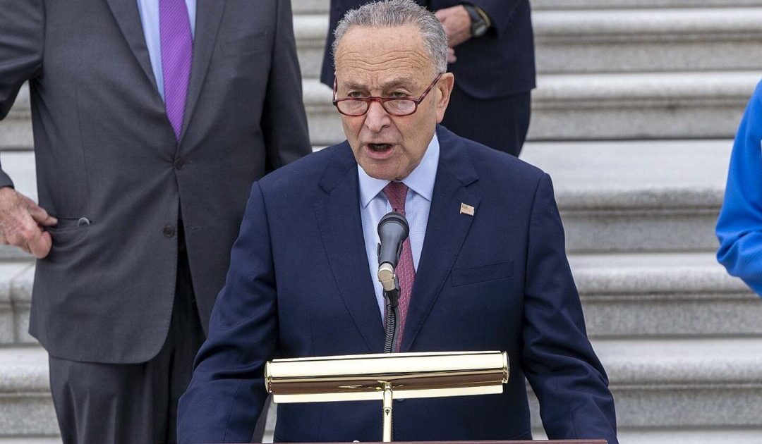 Sen. Chuck Schumer Says Jimmy Kimmel Must Stay on Air to Save Democracy — Then Urges Him to Sue Disney