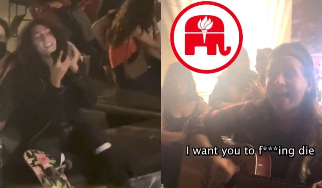 Deranged Leftist Protesters Sing Song Written on Assassin’s Bullet Casings a NYU Charlie Kirk Vigil, Shout ‘I WANT YOU TO F-CKING DIE’ at College Republican Club Prez (VIDEO)