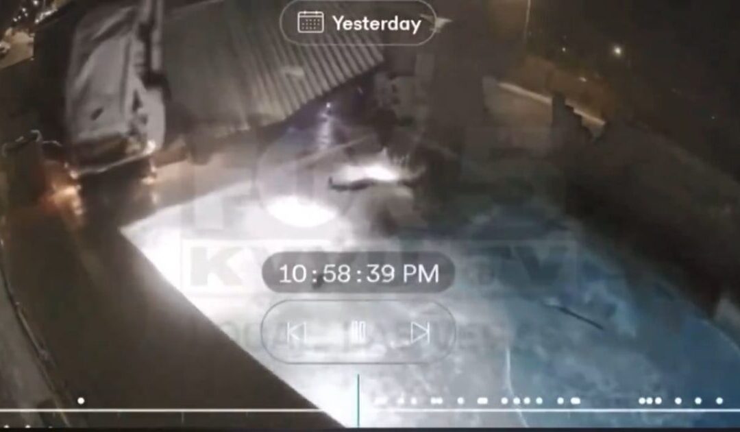 WILD VIDEO: Speeding Car Crashes Through Backyard Wall, Flips Over, Ejects Driver Into Pool