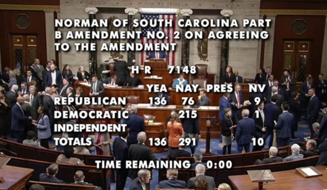 House BLOCKS Amendment that Would Have Cut Off Funding for DEI, Child Mutilation, and More Awful Items in Spending Package – These 76 GOPers Joined the Democrats