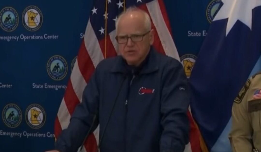 JUST IN: Tim Walz Says He’s Preparing “Log of Evidence” to Prosecute ICE Following CPB Shooting of Amed Man, Says Minnesotans are Protesting “Peacefully” Without Mentioning Ongoing Riots and Attempted Massacre (VIDEO)