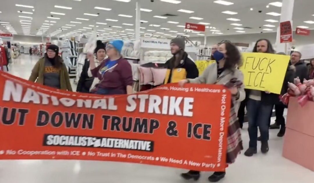 WATCH: “F*ck ICE, Shut it Down!” – Leftists Invade Minnesota Target Stores with Demands for CEO Before Cops Kick Them Out (VIDEOS)