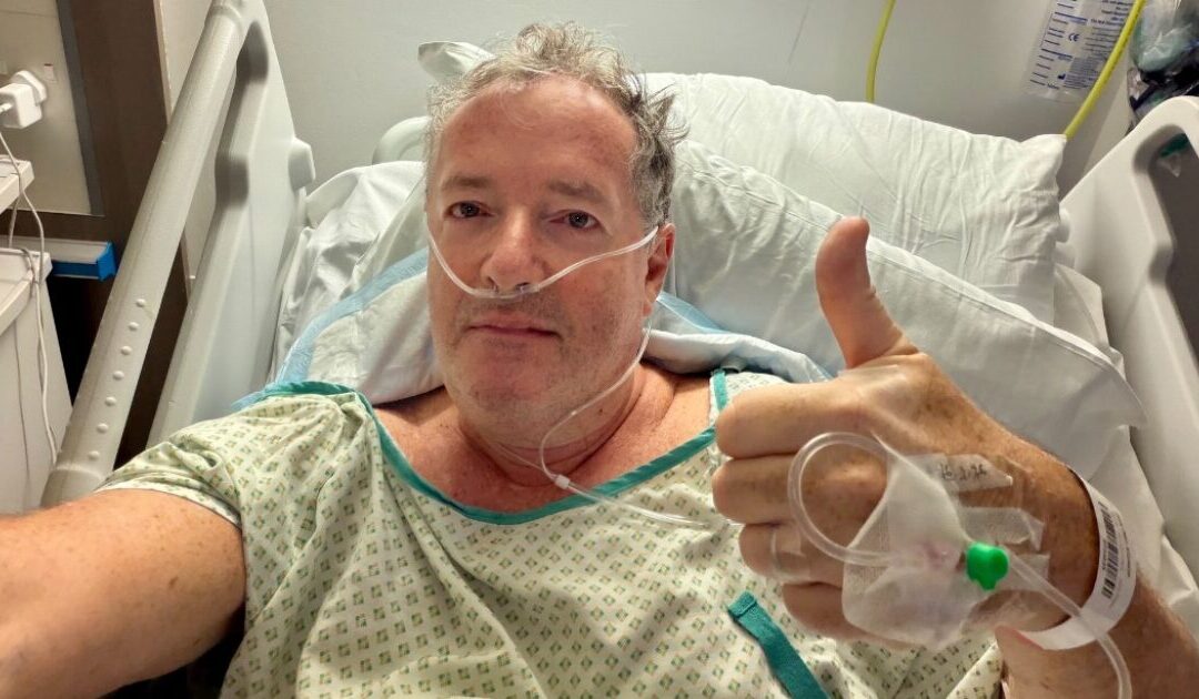 Piers Morgan Hospitalized After Bad Fall
