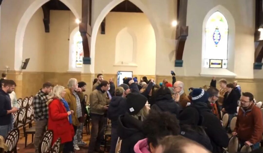 BREAKING VIDEO: Don Lemon Live Streams as Anti-ICE Protestors Storm Church in St. Paul, Shout Down Pastor, Harass Parishioners – DOJ Responds