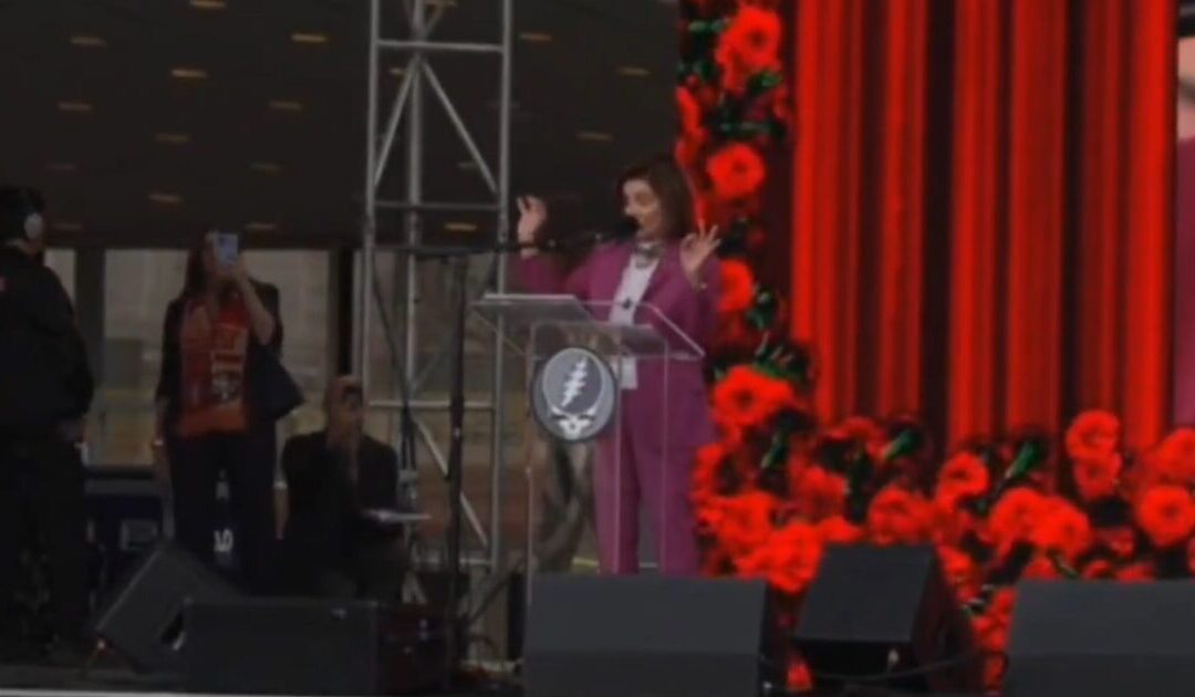 “Bizarre Behavior” – Pelosi Brutally Mocked For Sounding Hammered at Bob Weir Tribute (VIDEO)