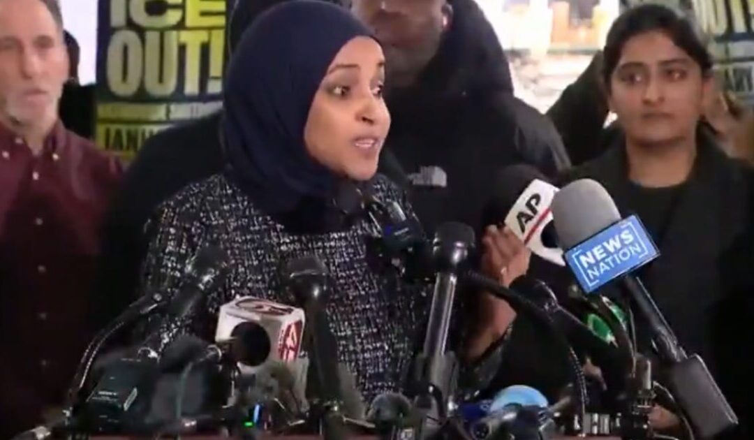 Ilhan Omar Blames President Trump For Liquid ‘Attack’ in Unhinged Rant (VIDEO)