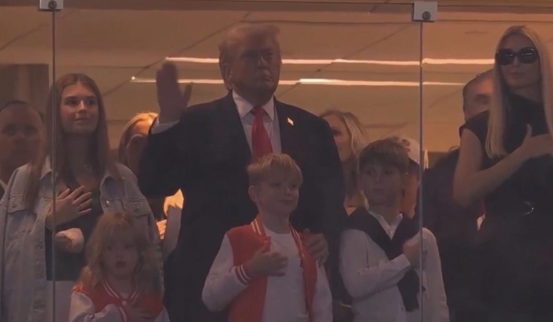 WATCH: Crowd Goes WILD for Trump During National Anthem at the College Football Championship in Miami, FL