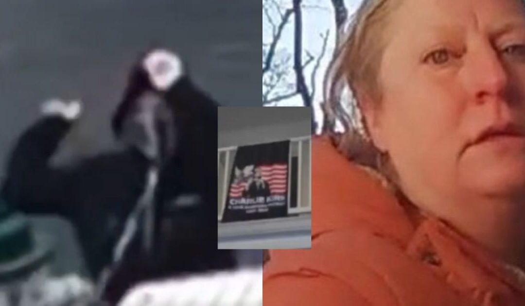 Maryland Woman Arrested After Going Viral for Hurling Rock Through Family’s Window Under Charlie Kirk Flag, Nearly Hitting Child, Blaming ‘Raccoon’ (VIDEO)