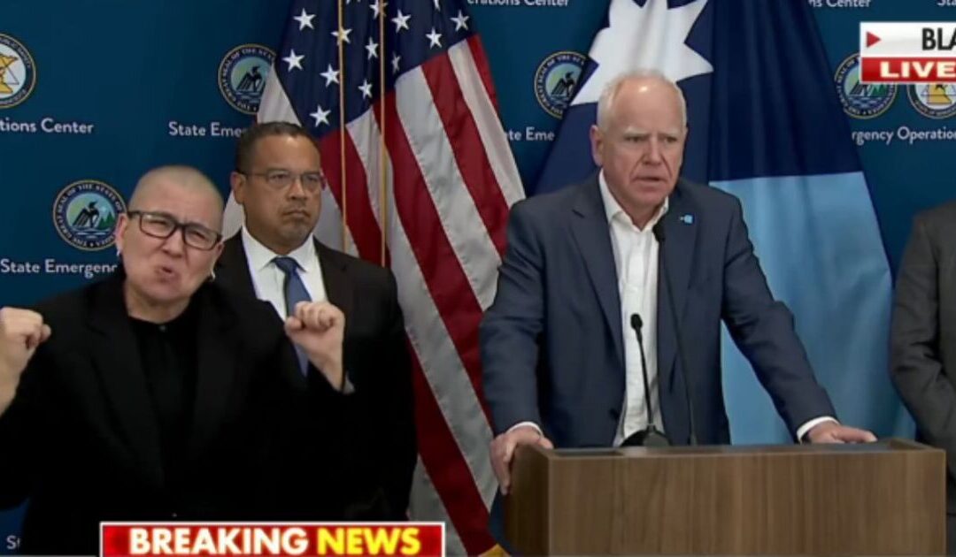 WATCH: Pathetic Minnesota Governor Tim Walz Begs Trump Voters to Side with the Left Against ICE