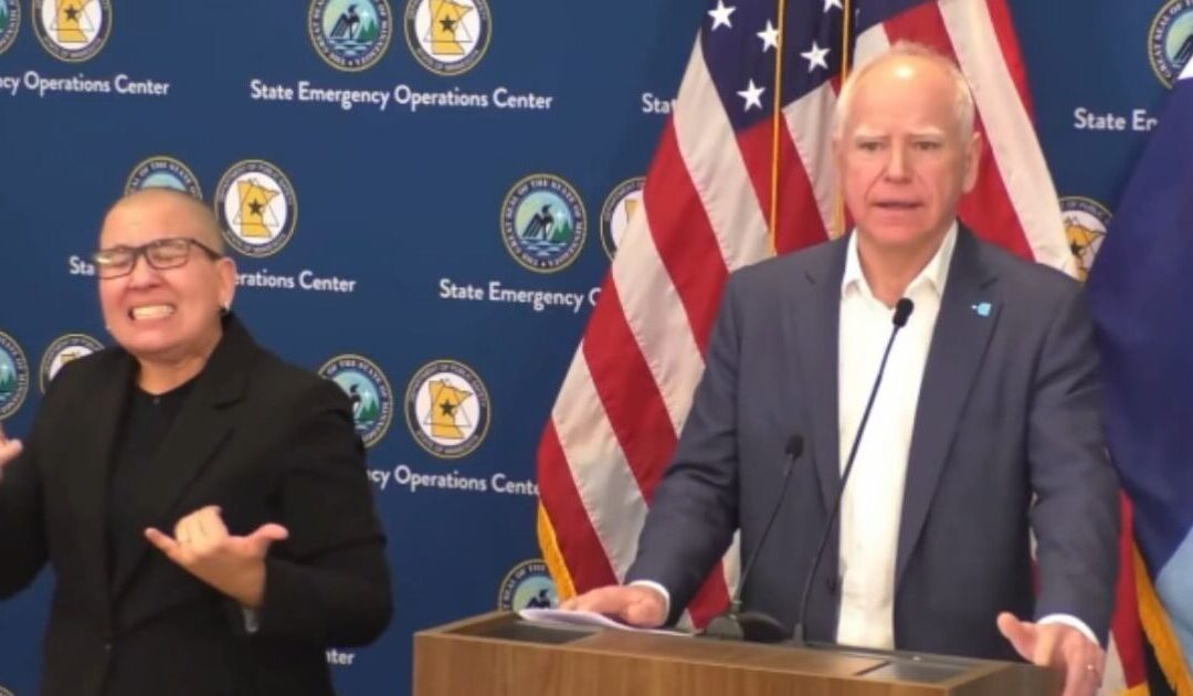 WATCH: Tim Walz Compares ICE Raids to Nazis Arresting Anne Frank