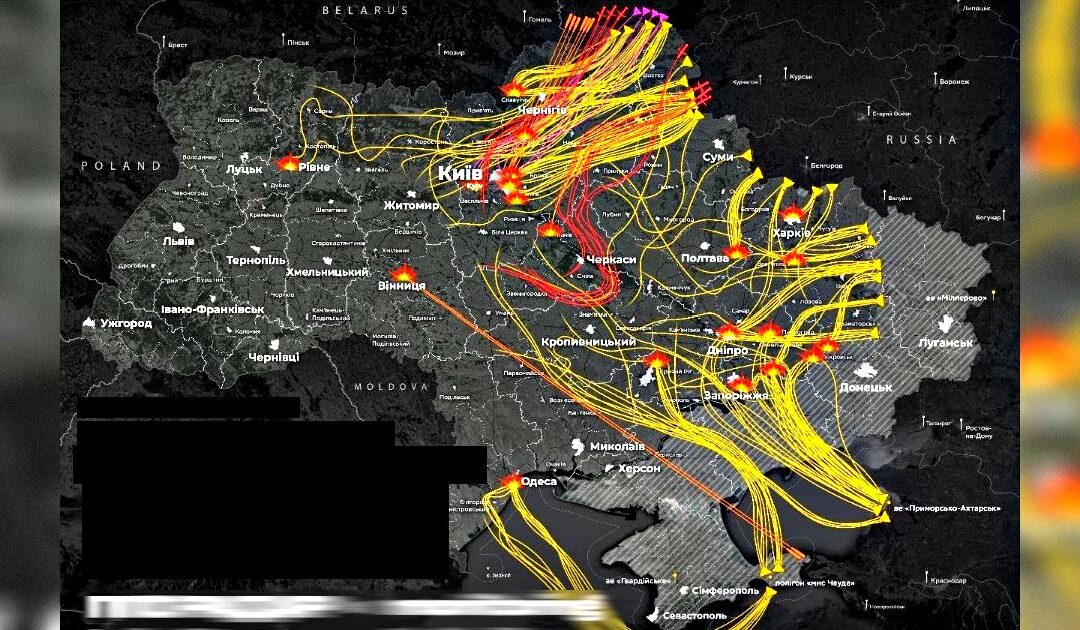 All Embassies in Kiev Have Received a ‘Red Danger Level’ Alert – Russian Massive Drone and Missile Combined Strikes Would ‘Isolate’ Kiev for 3-5 Days: REPORTS