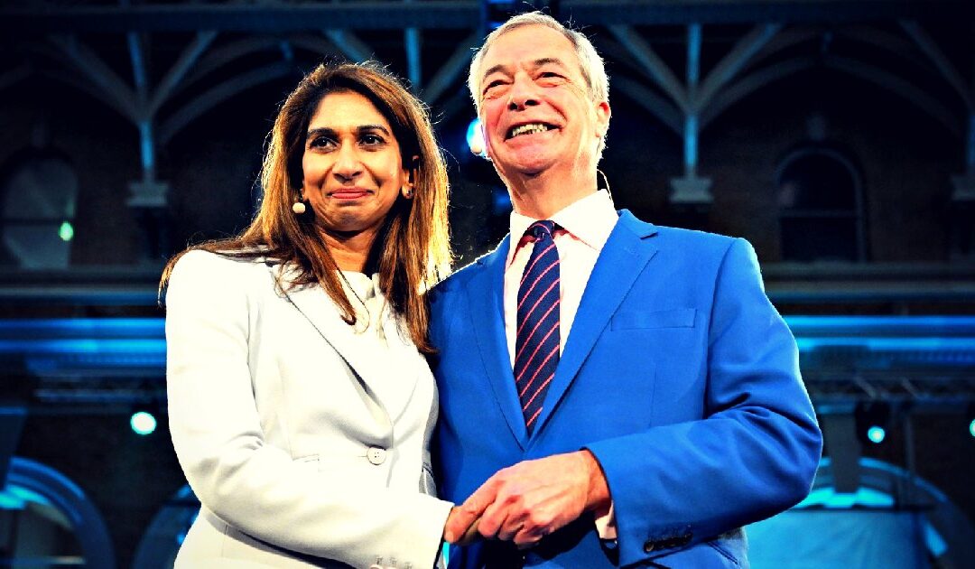 UNITED RIGHT: Conservative Firebrand, Former Home Secretary Suella Braverman Defects From Tories and Joins Nigel Farage’s Reform UK