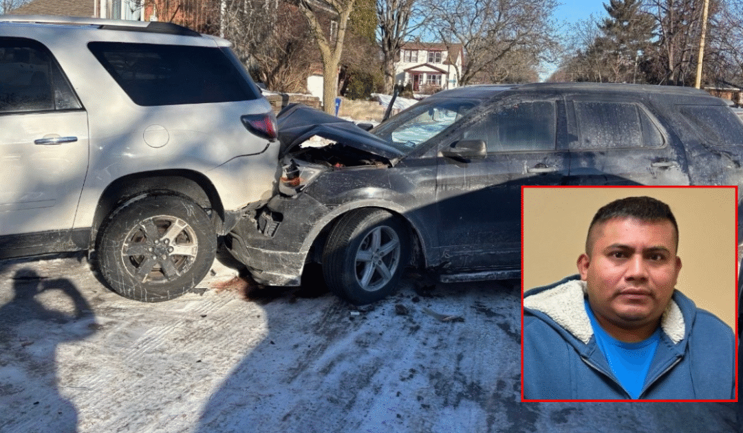 JUST IN: Criminal Illegal Alien Rams ICE Agents in Minnesota as Trump Admin Plans to Scale Back the Number of Immigration Agents