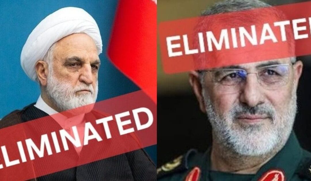 Iranian General and IRGC Commander Behind Mass Murder of Citizens and “Judge” Who Sentenced Them Reportedly Eliminated