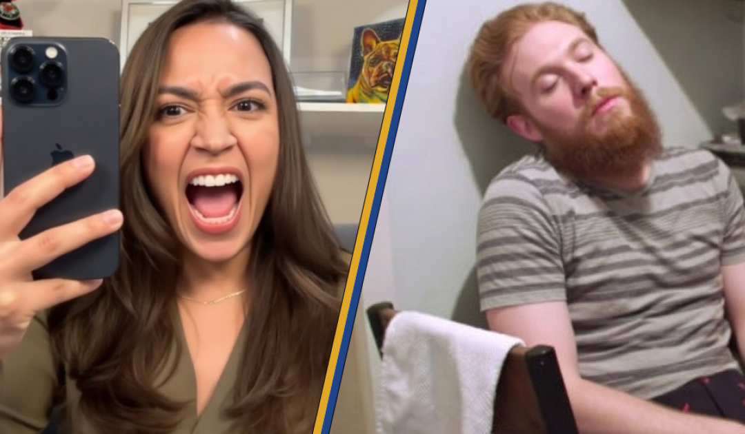 AOC Crashes Out On IG While Fiancé Snores Through It All | Drew Hernandez