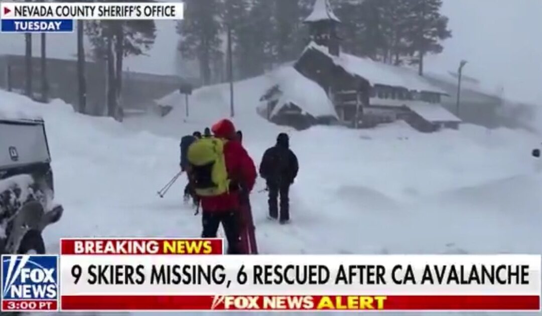 JUST IN: 8 Backcountry Lake Tahoe Skiers Killed in Deadliest US Avalanche in 45 Years