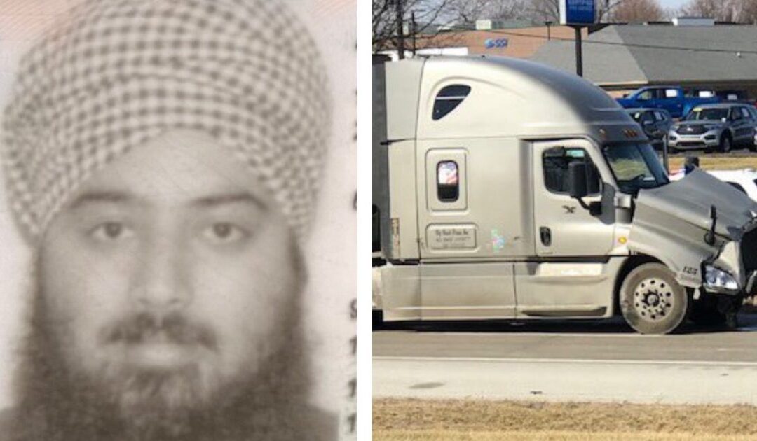Semi-Truck Driver Who Ran a Red Light and Killed Elderly Indiana Man Identified as Illegal Alien From India: Singh Sukhdeep