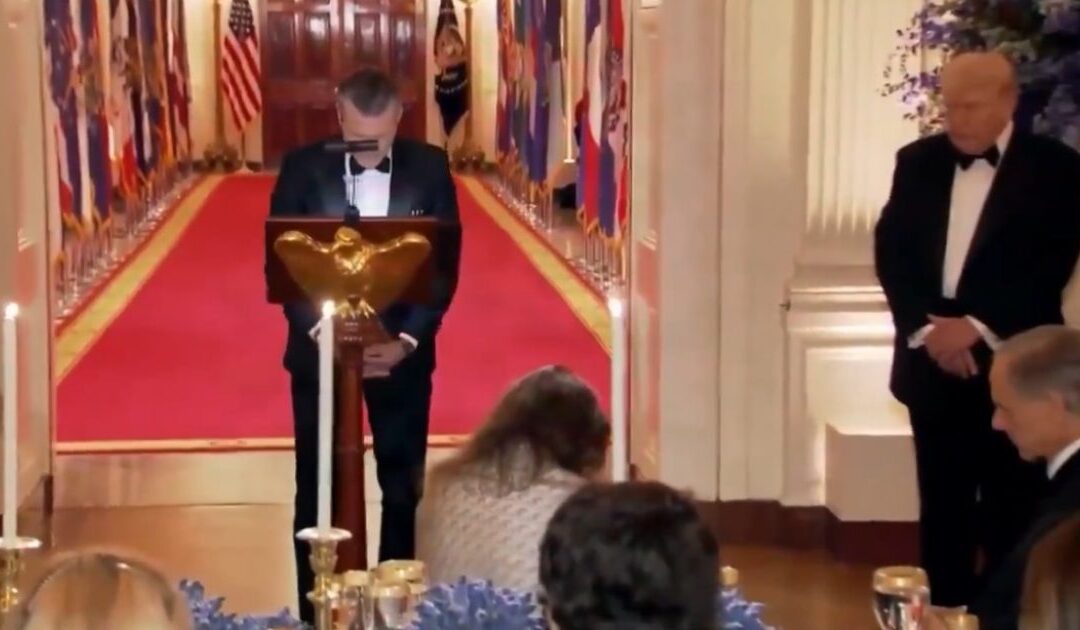 MUST WATCH: Secretary Hegseth Leads Special Prayer at the Governors Dinner at the White House