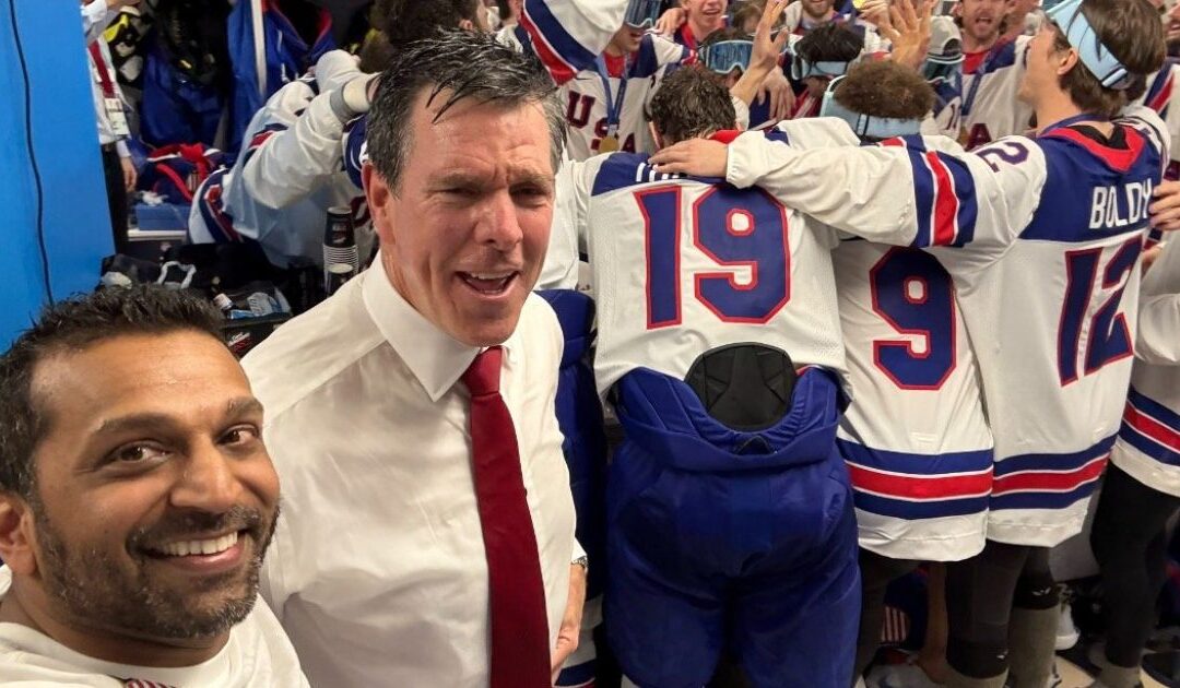 Fake News Media Attacks Kash Patel For Celebrating with Team USA Hockey Champs After Olympic Gold Medal Win (VIDEO)