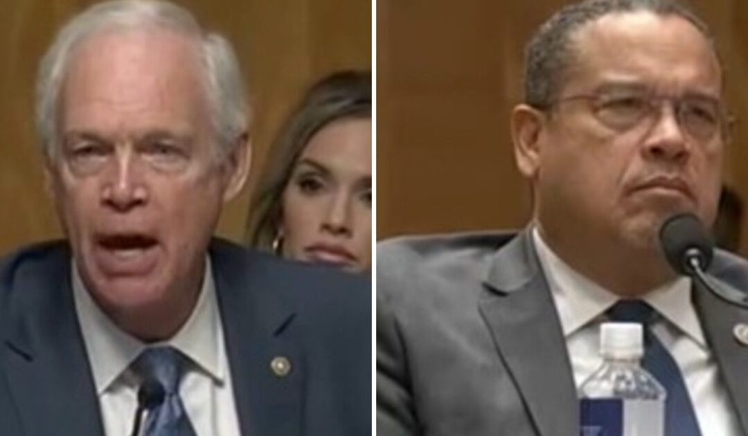 “Two People Are Dead Because You Encouraged Them to Put Themselves in Harm’s Way…Sit There and Smirk! It’s Despicable!”- Sen. Ron Johnson Goes SCORCHED EARTH on a Smug Keith Ellison During Hearing (VIDEO)