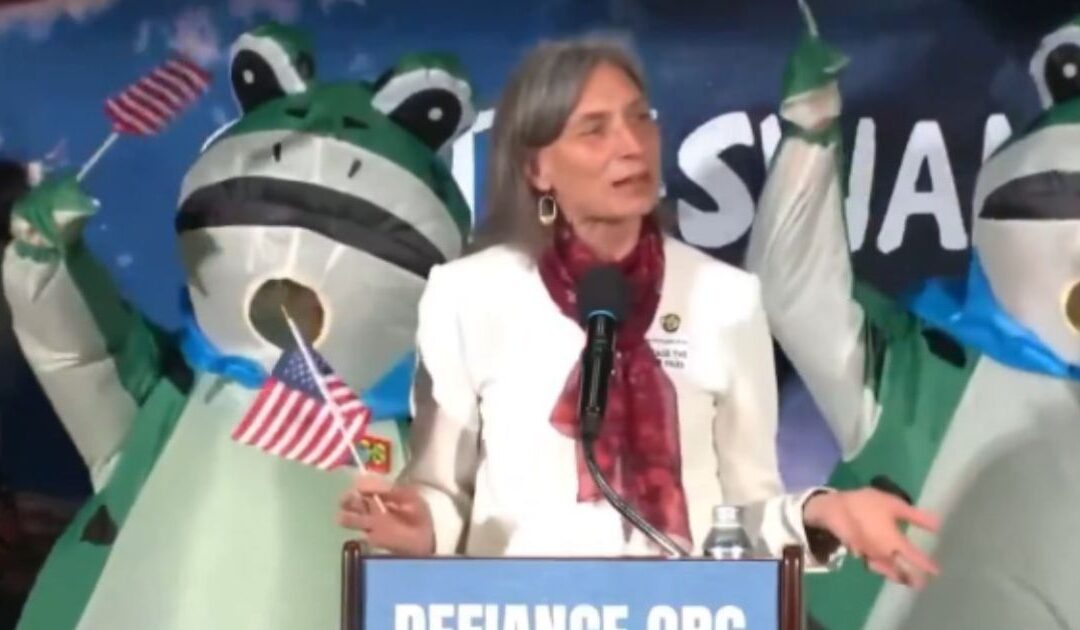 Democrats Stage Bizarre ‘State of the Swamp’ Circus with Inflatable Frogs to Counter Trump’s SOTU (VIDEO)