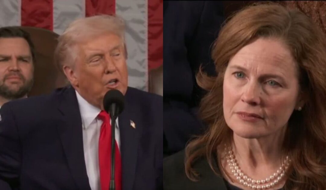 WATCH: President Trump Tells Supreme Court Justices to Their Faces That Their Anti-Tariff Ruling BACKFIRED and Will Remain in Place During SOTU