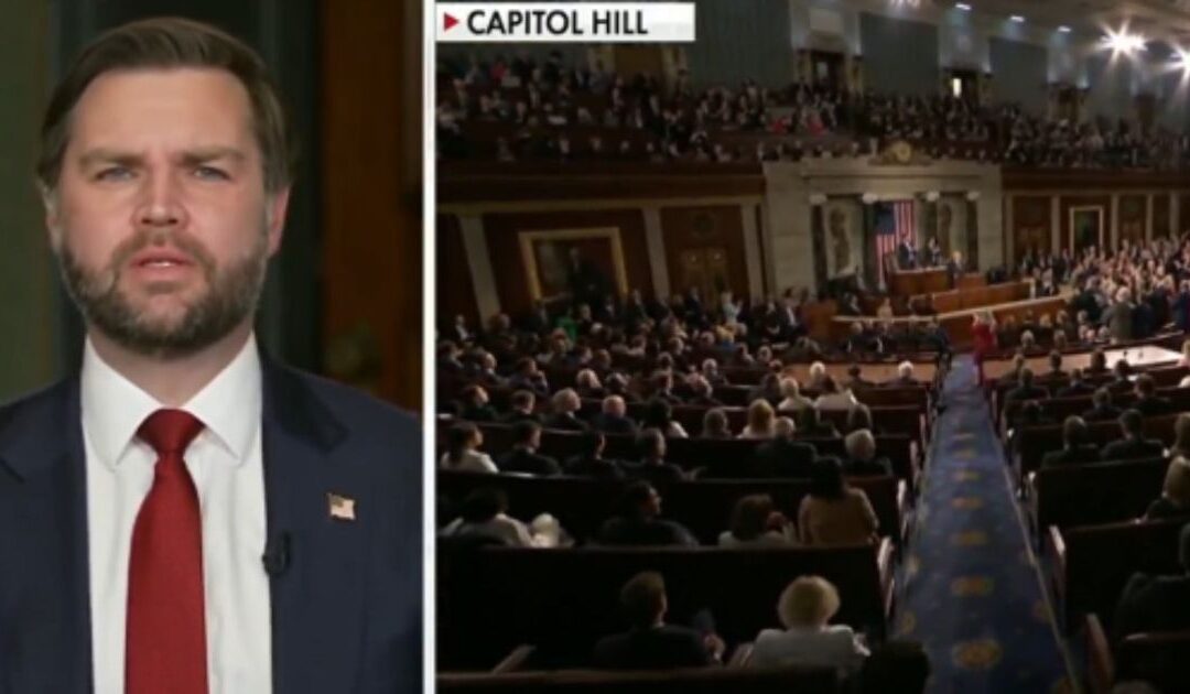 WATCH: JD Vance Rips Shameful Democrats for Not Standing During Trump’s SOTU Call to Protect Americans First, ‘Sad Commentary on the Party!’