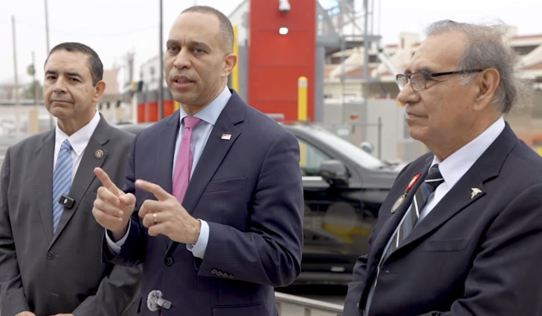 Hakeem Jeffries Suddenly Discovers Border Security as 2026 Panic Sets In (VIDEO)