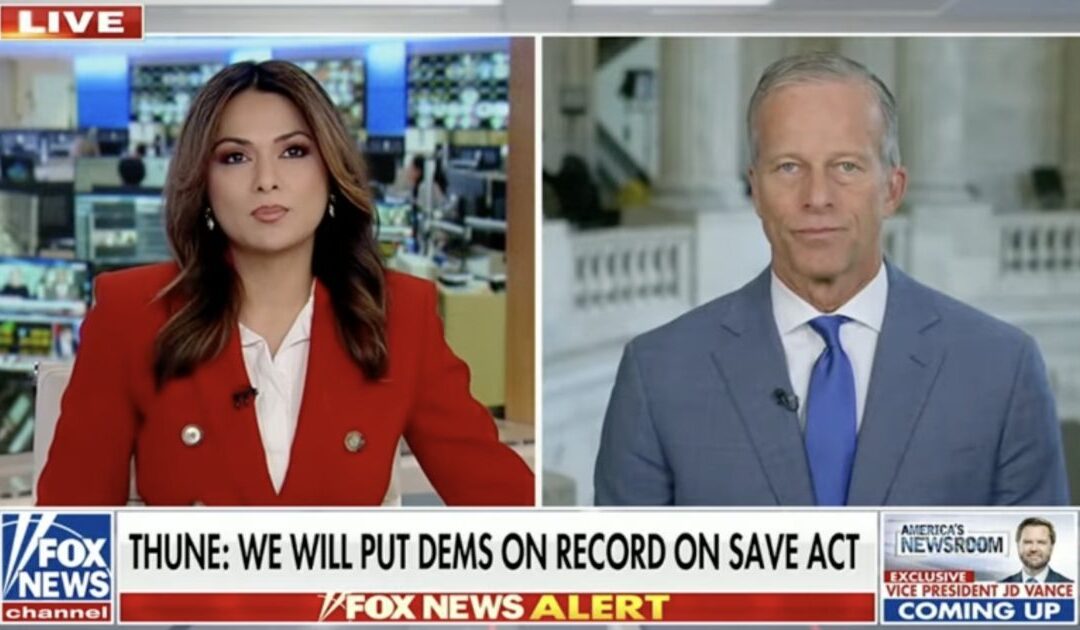 RINO Senate Leader John Thune Confirms He’s FORCING a Vote on the SAVE America Act