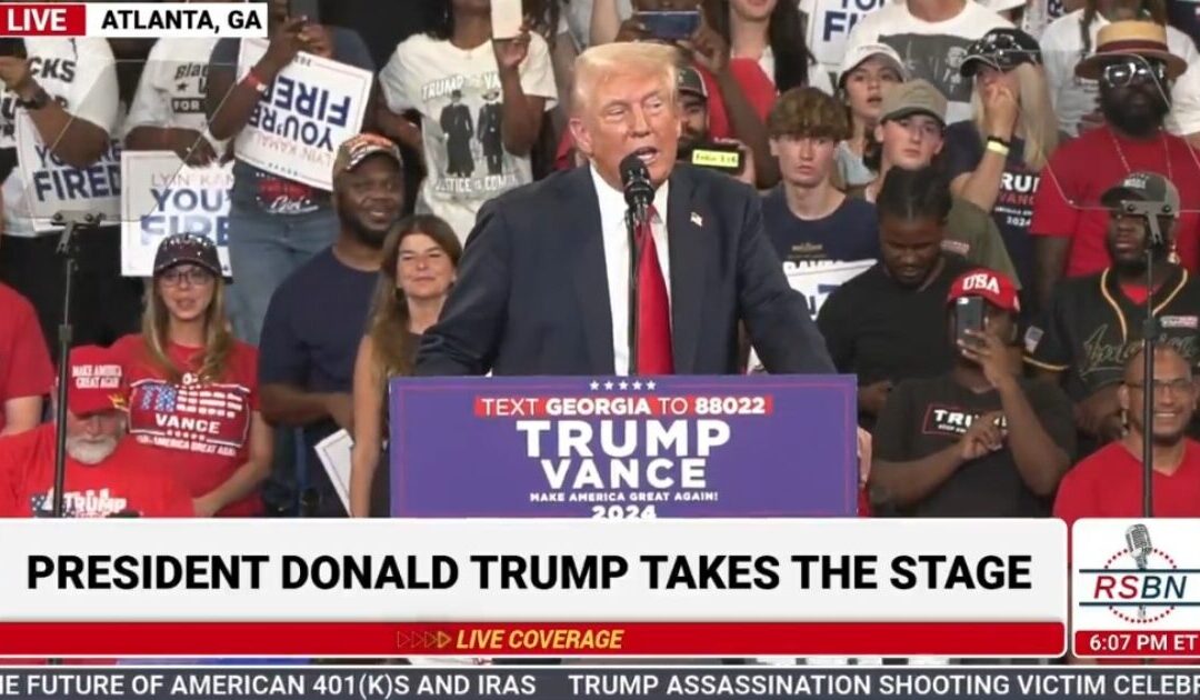 WATCH LIVE: President Trump Delivers Remarks on the Economy in Rome, Georgia Ahead of Special Election for MTG’s Former Seat – 4 pm ET