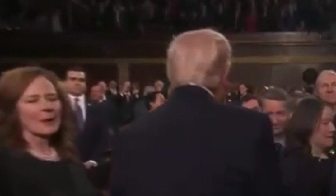 Well Deserved: President Trump Gives Justice Amy Coney Barrett the Cold Shoulder at SOTU (VIDEO)