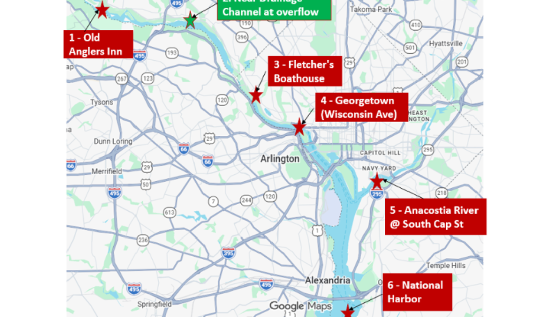 JUST IN: Trump Announces Poop Cleanup in Potomac River Nearly One Month into Major Sewage Spill That Flooded an Estimated 300 MILLION Gallons of Wastewater