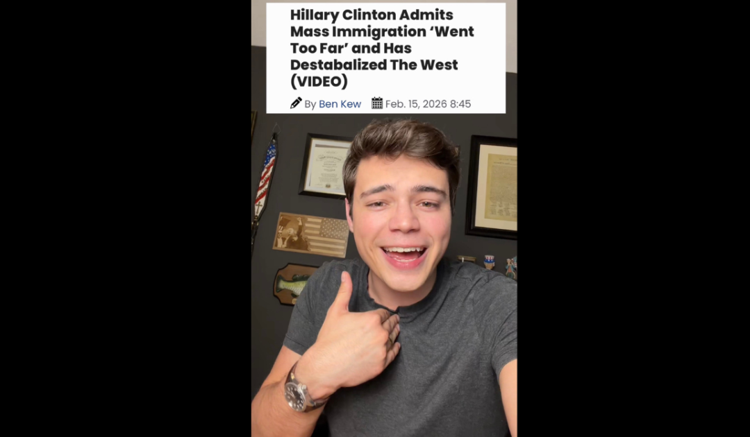 Victor Reacts: Did Hell Freeze Over? Hillary Clinton Admits Mass Immigration is Destabilizing (Video)
