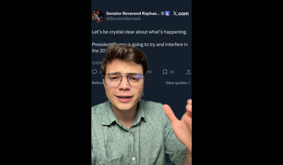 Victor Reacts: Democrat Senator Warnock Makes the Case for Voter ID (VIDEO)