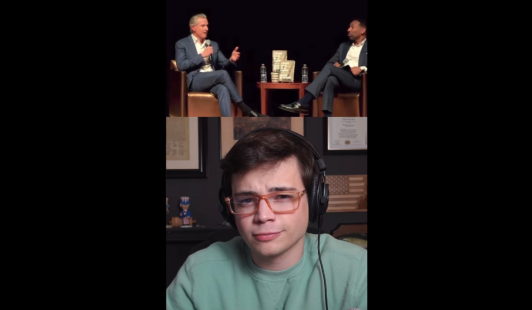 Victor Reacts: Gavin Newsom Thinks Black People Cant Read (VIDEO)