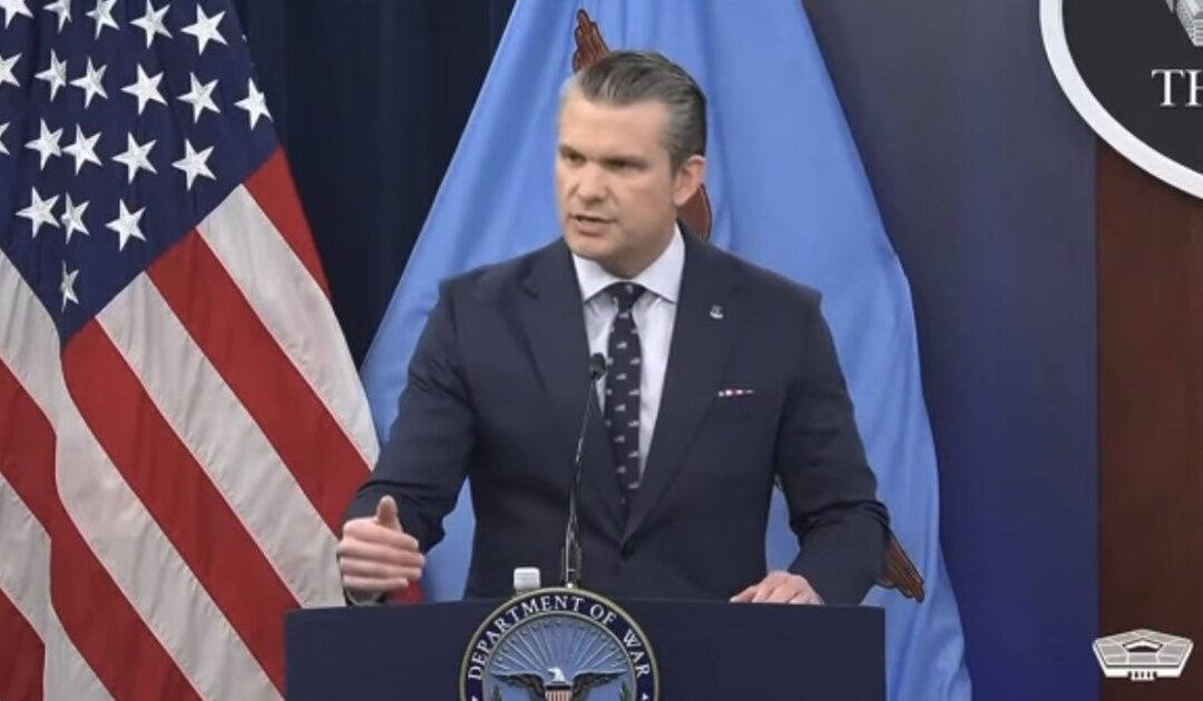 WATCH: War Sec Pete Hegseth Confirms Iranian Supreme Leader is “Wounded and Likely Disfigured” Amid Reports That He’s Lost Limbs and May Be in a Coma