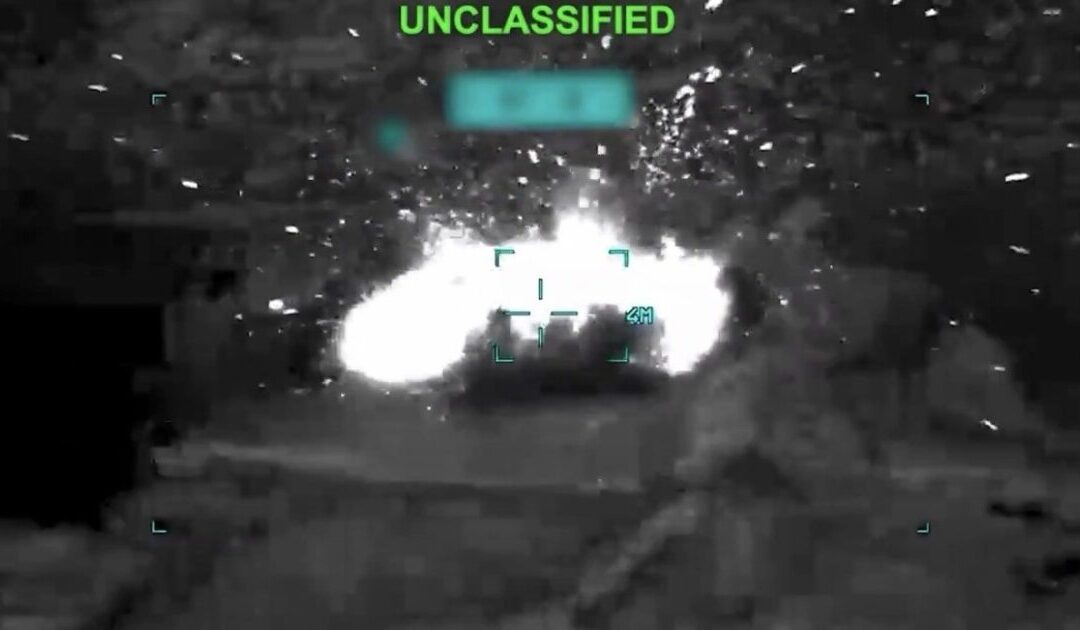 WATCH: US Central Command Releases Footage of Stikes on Iranian Military Sites