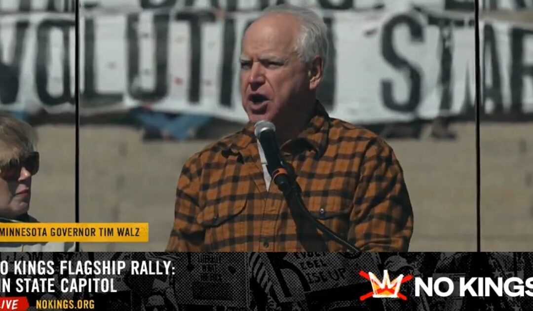 Tim Walz Trashes Trump, Pledges His Allegiance to Somali Minnesotans in Shocking No Kings Speech (VIDEO)