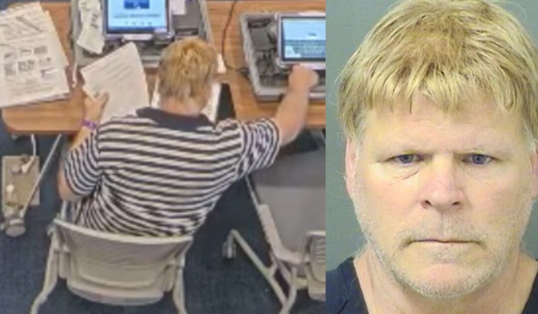 JUST IN: Palm Beach Elections Volunteer Arrested for Stealing Computer Equipment and Encrypted Access Key Ahead of Special Election Won by Democrat