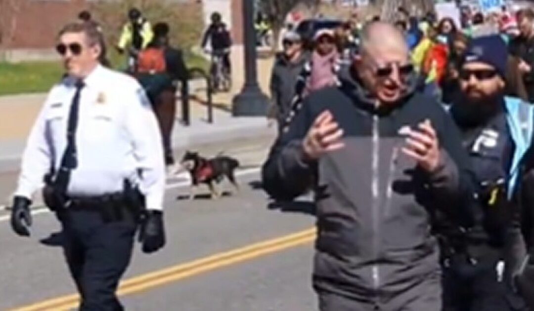 BEYOND PARODY: No Kings Protesters Yell ‘Abolish the Police’ as They’re Being Escorted and Protected by Police (VIDEO)