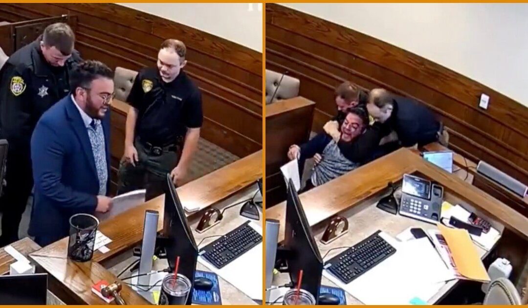 Trans-Identified Attorney Goes Berserk in Oklahoma Courtroom, Screams “I Can’t Breathe,” and Demands a Female Officer While Resisting Arrest After Playing the “Trans” Victim Card (VIDEO)