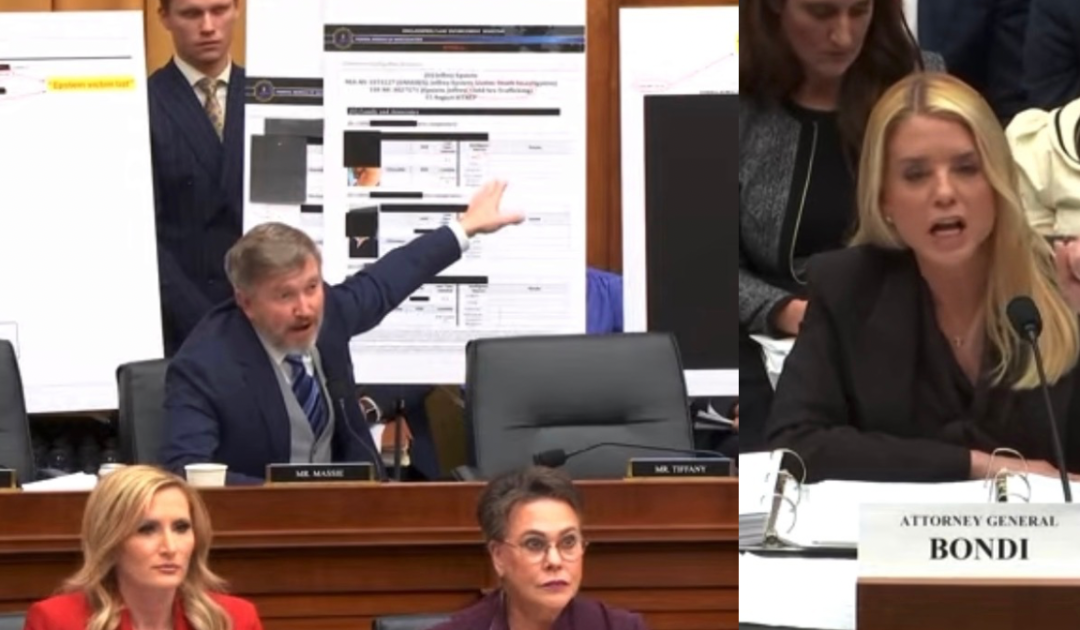 JUST IN: House Oversight Committee Chair James Comer Subpoenas Attorney General Pam Bondi to Testify on Compliance with the Epstein Files Transparency Act and Handling of Epstein Investigation