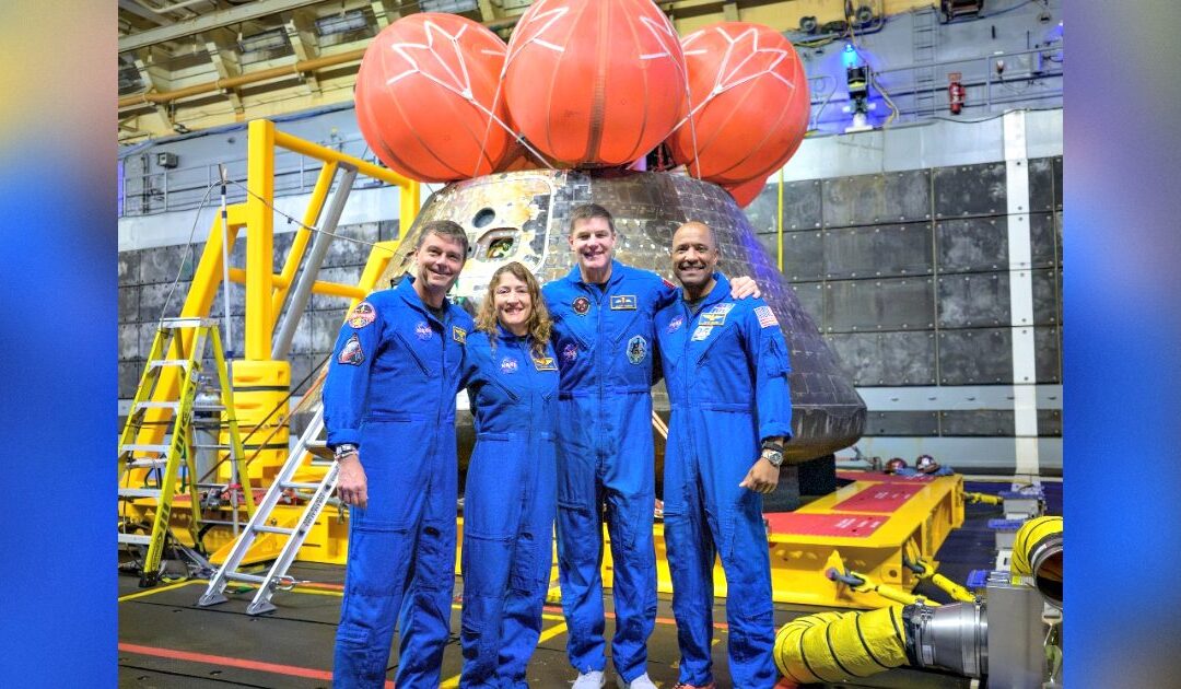 Artemis II Crew Return to NASA’s Johnson Space Center as Conquering Heroes – Expectations Surge for 2028 Mission To Send Astronauts Walking on the Moon