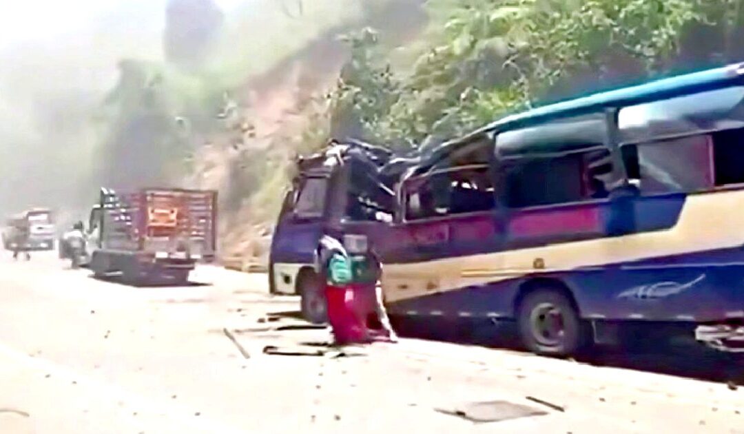HIGHWAY BOMB MASSACRE: Terrorist Attack by FARCS Guerilla Group Kills at Least 19 People in Colombia Ahead of Next Month’s Elections (VIDEOS)