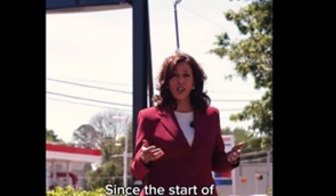 Kamala Harris Launches Attack on President Trump Outside a Gas Station and It Promptly Blows Up in Her Face (VIDEO)