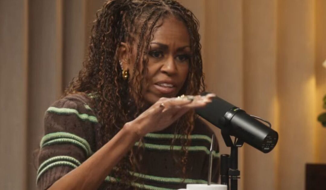 WATCH: 62-Year-Old Michelle Obama Says America is in a ‘Janky’ Era Under Trump, While Wearing Her Hair in Pigtails