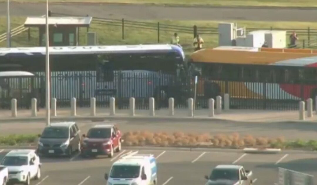 VIDEO: Head-On Bus Crash Near Pentagon Stop Leaves 23 Injured, Including Ten Defense Department Employees