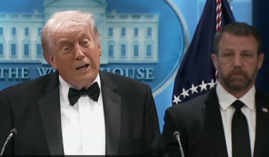 Trump Confirms a Secret Service Agent Was Shot at White House Correspondents’ Dinner (VIDEO)